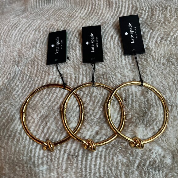 kate spade Jewelry - 3 Kate Spade Sailor Knot Hinge Bangle